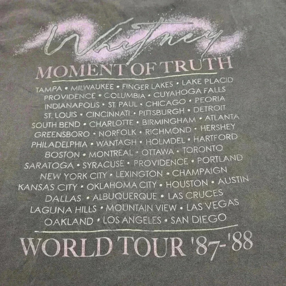 Daydreamer Black Whitney Houston Graphic Tee - Picture 9 of 14